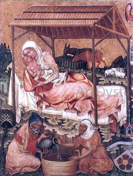  Master of Hohenfurth Nativity - Canvas Art Print