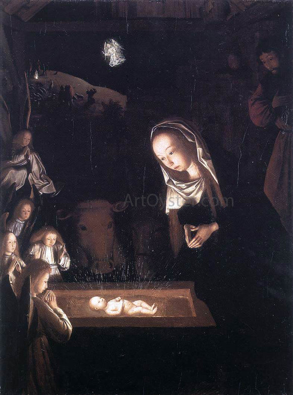  Geertgen Sint Jans Nativity, at Night - Canvas Art Print