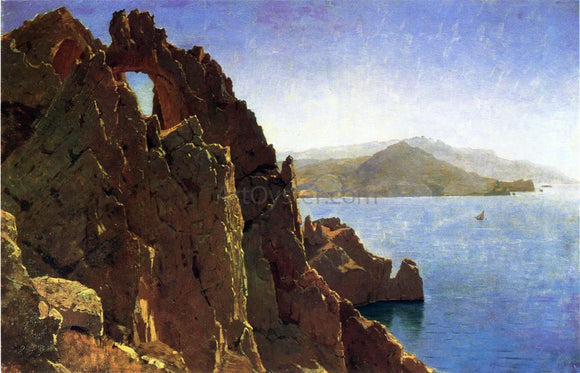 William Stanley Haseltine Natural Arch, Capri - Canvas Art Print