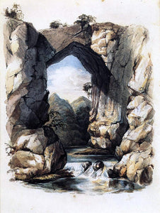  John T Bowen Natural Bridge, Virginia - Canvas Art Print