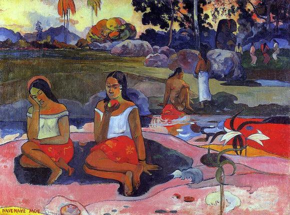  Paul Gauguin Nave Nave Moe (also known as Delightful Drowsiness) - Canvas Art Print