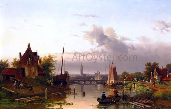  Charles Joseph Leickert Near Haarlem - Canvas Art Print