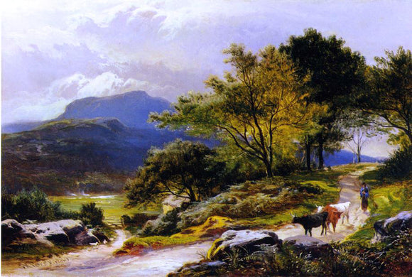  Sidney Richard Percy Near Llyn Crafnant - Canvas Art Print