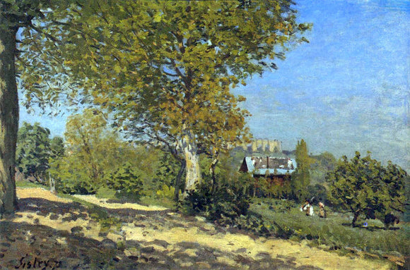  Alfred Sisley Near Louveciennes - Canvas Art Print