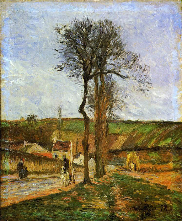  Camille Pissarro Near Pointoise - Canvas Art Print