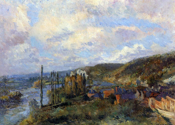  Albert Lebourg Near Rouen: the Cliffs of Saint-Adrien - Canvas Art Print