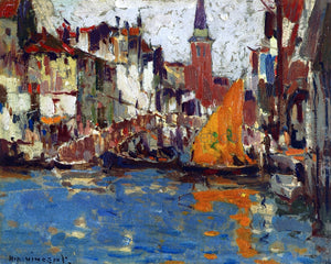  Harry Aiken Vincent Near Venice - Canvas Art Print