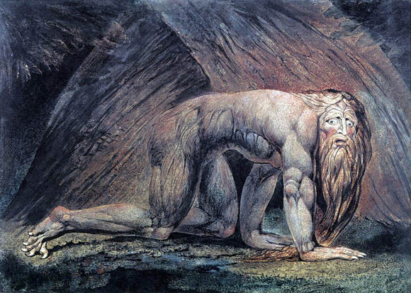  William Blake Nebuchadnezzar - Canvas Art Print