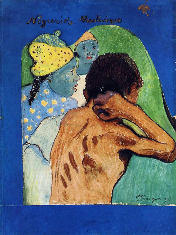  Paul Gauguin Negreries Martinique - Canvas Art Print