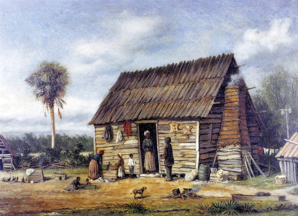  William Aiken Walker Negro Cabin by a Palm Tree - Canvas Art Print