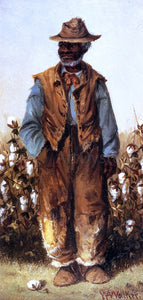  William Aiken Walker Negro Man in Cotton Field - Canvas Art Print