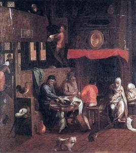  Gillis Mostaert Netherlandish Household - Canvas Art Print