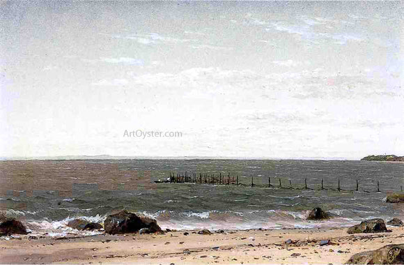  John W Casilear New England Beach Scene - Canvas Art Print
