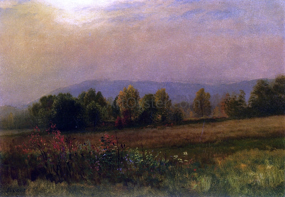  Albert Bierstadt New England Landscape - Canvas Art Print