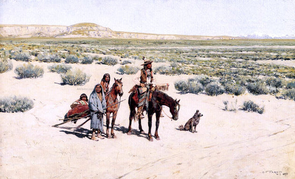  Henry F Farney New Territory - Canvas Art Print