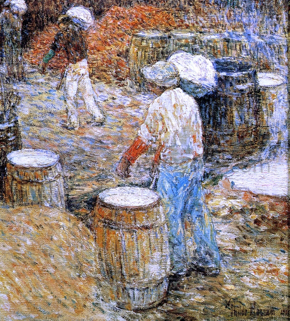  Frederick Childe Hassam New York Hod Carriers - Canvas Art Print