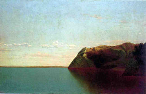 John Frederick Kensett Newport Rocks - Canvas Art Print