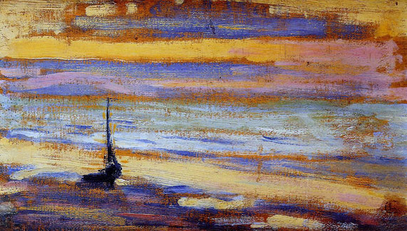  Georges Lemmen Neyst No.9: The Beach - Canvas Art Print
