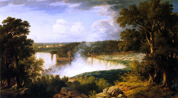  Thomas P Rossiter Niagara Falls - Canvas Art Print