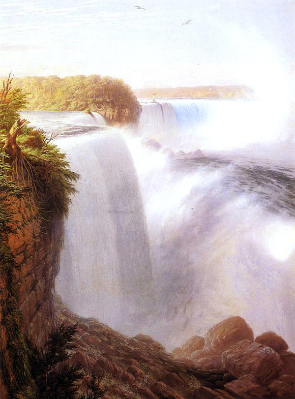  Robert Walter Weir Niagara Falls - Canvas Art Print