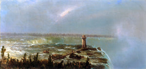  Marie-Francois-Regis Gignoux Niagara Falls - Canvas Art Print