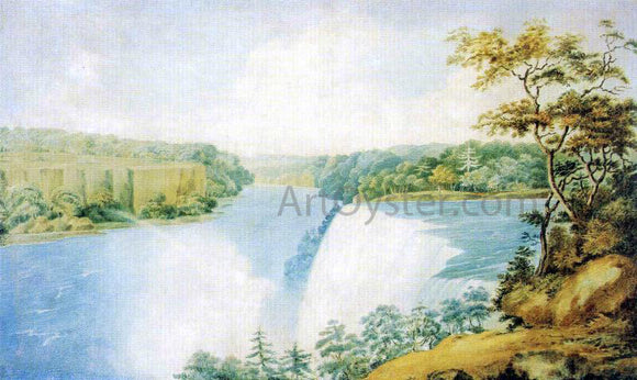  Charles Fraser Niagara Falls from Goat Island Looking toward Prospect Point - Canvas Art Print