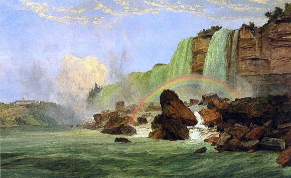  Jasper Francis Cropsey Niagara Falls with View of Clifton House - Canvas Art Print