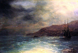  Ivan Constantinovich Aivazovsky Nocturnal voyage - Canvas Art Print