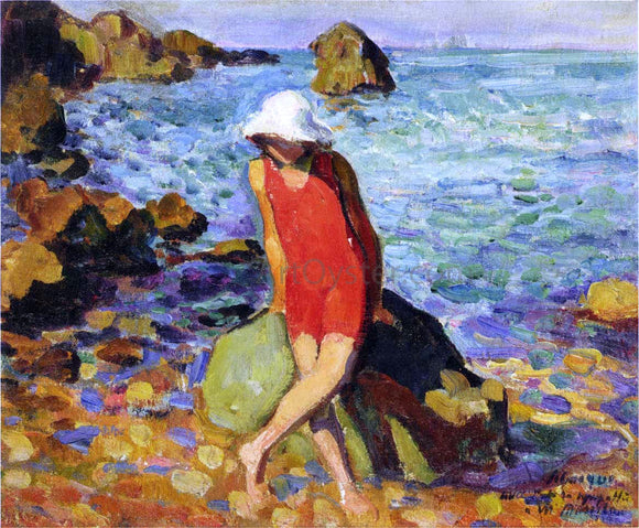  Henri Lebasque Nono by the Sea - Canvas Art Print