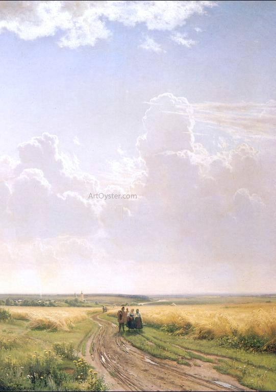  Ivan Ivanovich Shishkin Noon, view near Moscow - Canvas Art Print