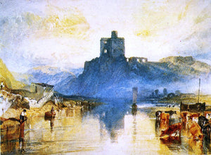 Joseph William Turner Norham Castle, on the Tweed (for "Rivers of England") - Canvas Art Print
