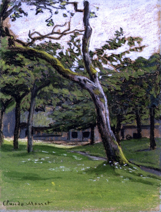  Claude Oscar Monet Norman Farm Through the Trees - Canvas Art Print