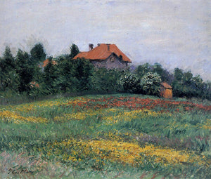  Gustave Caillebotte Norman Landscape - Canvas Art Print