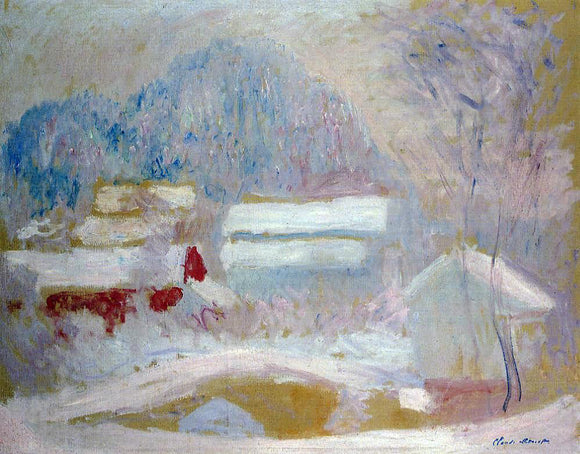  Claude Oscar Monet Norwegian Landscape, Sandviken - Canvas Art Print
