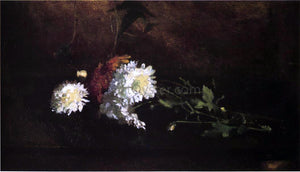  John La Farge Nosegay of Chrysanthemums - Canvas Art Print