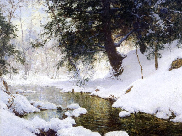  Walter Launt Palmer November Snow - Canvas Art Print