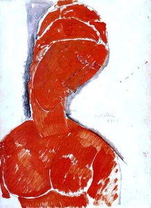  Amedeo Modigliani Nude Bust - Canvas Art Print