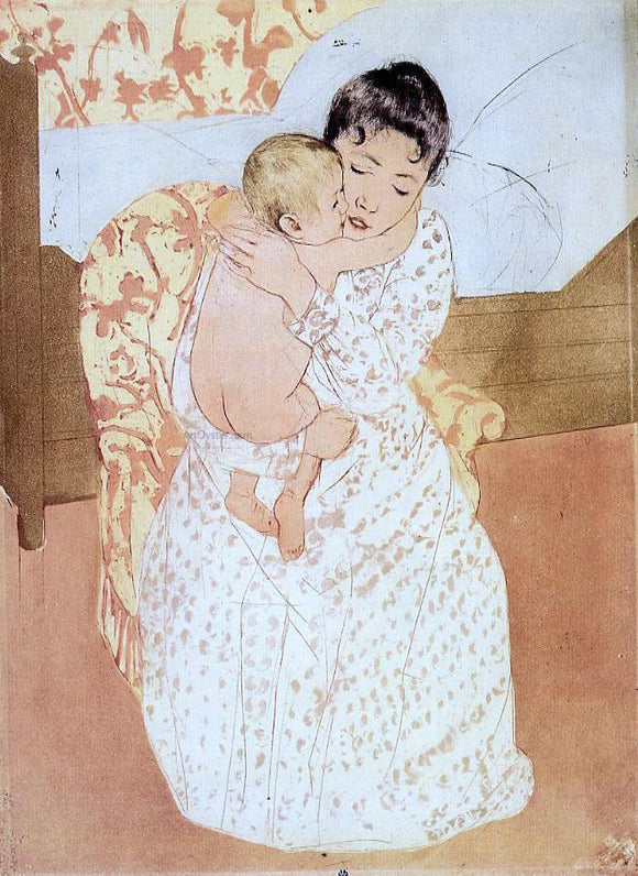  Mary Cassatt Nude Child - Canvas Art Print