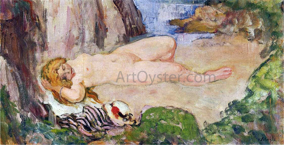  Henri Lebasque Nude in a Landscape - Canvas Art Print