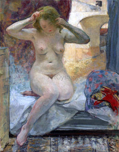  Henri Lebasque A Nude in Cannes - Canvas Art Print