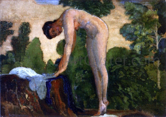  Arthur B Davies Nude in Forest - Canvas Art Print