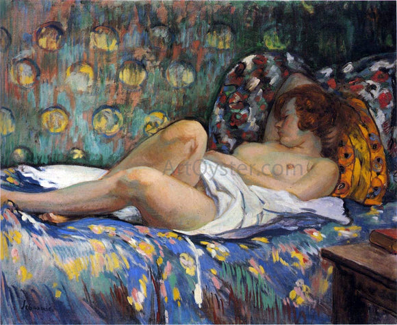  Henri Lebasque A Nude in Repose - Canvas Art Print