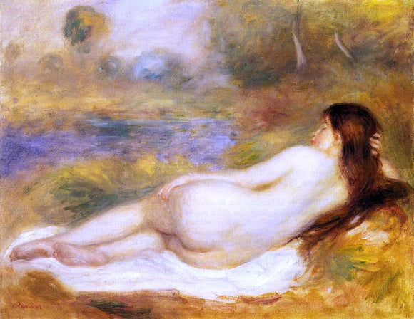  Pierre Auguste Renoir Nude Reclining on the Grass - Canvas Art Print