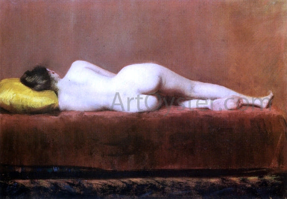  William Merritt Chase Nude Recumbent - Canvas Art Print
