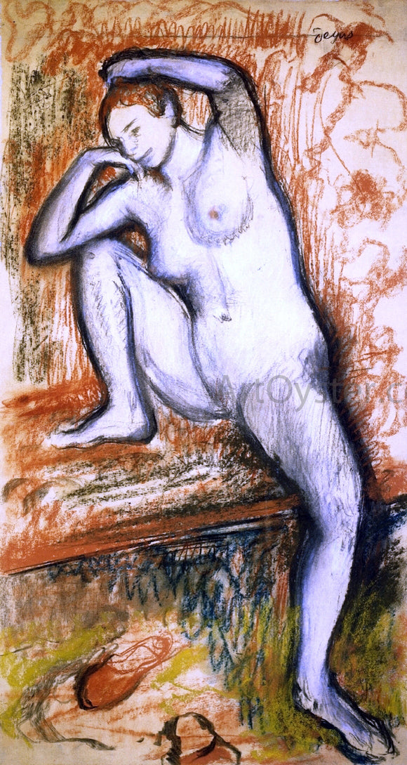  Edgar Degas Nude Study of a Dancer - Canvas Art Print