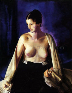  George Wesley Bellows A Nude with White Shawl - Canvas Art Print