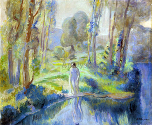  Henri Lebasque Nymph by the lake - Canvas Art Print