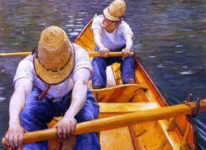  Gustave Caillebotte Oarsmen - Canvas Art Print