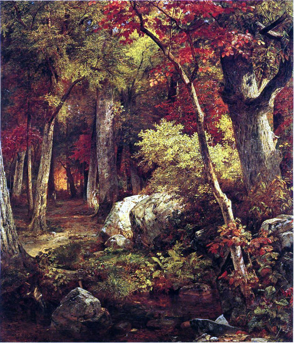  William Trost Richards October - Canvas Art Print