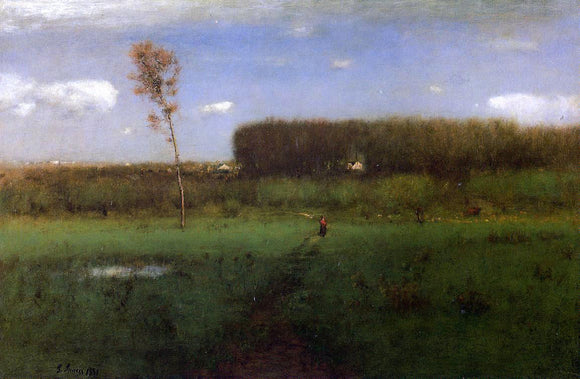  George Inness October Noon - Canvas Art Print